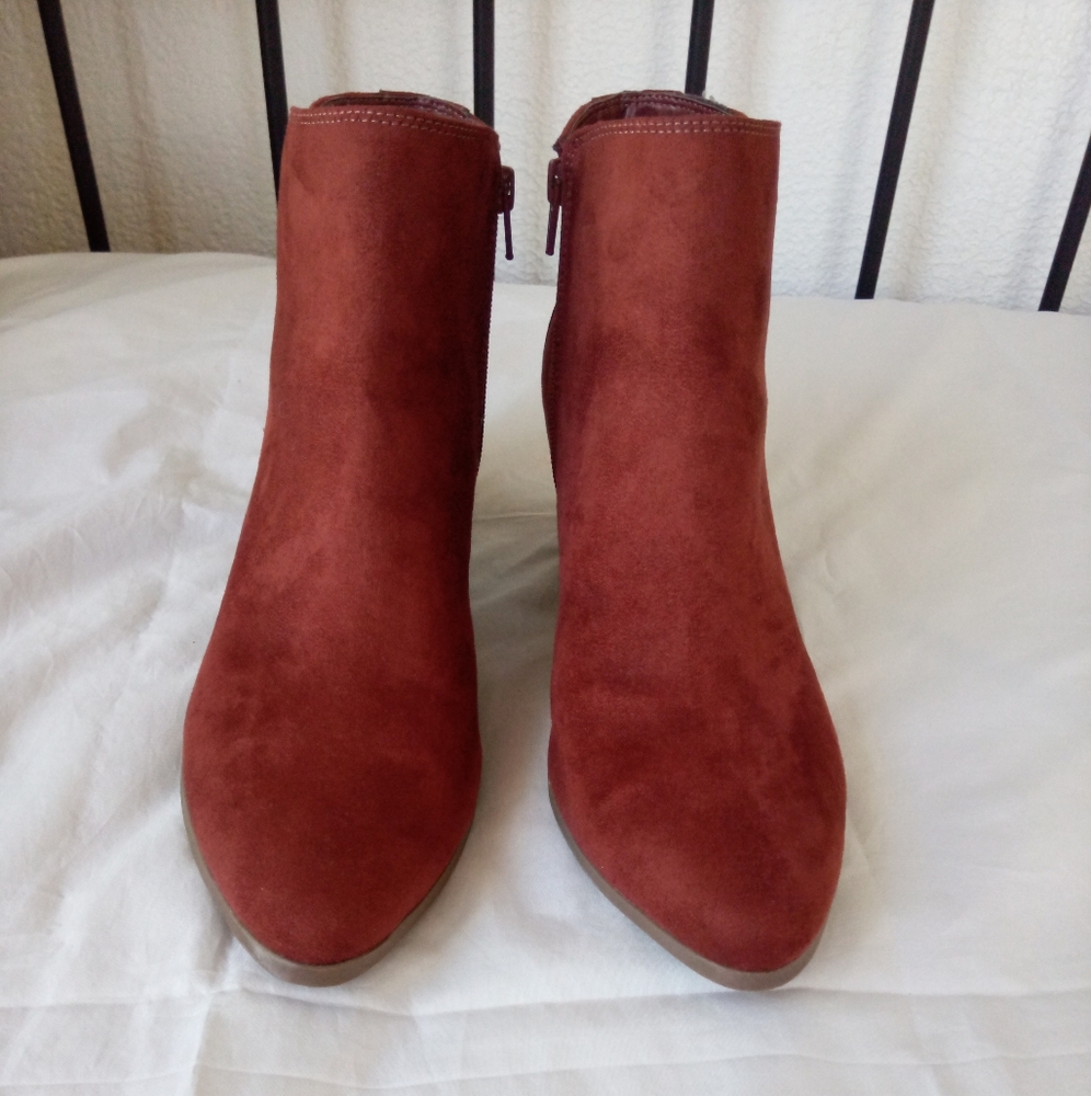Ankle Boots Size 11 Rust Color New Without Tags - image 2